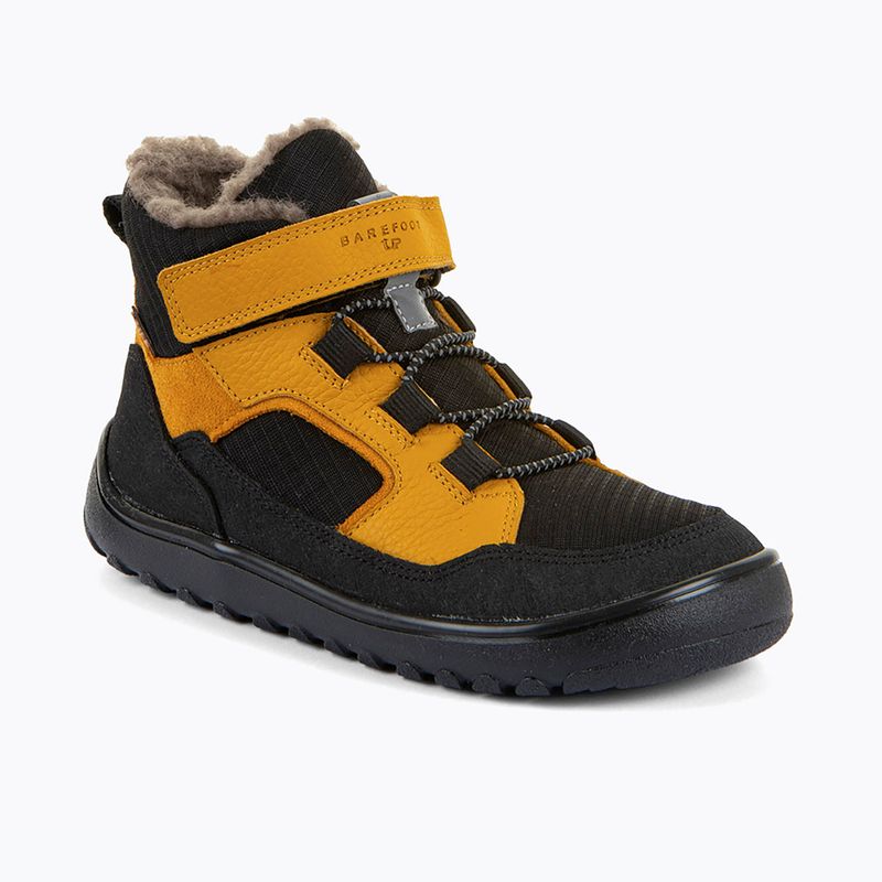 Gyerek barefoot hótaposó Froddo Barefoot Up Path Tex black/yellow 2