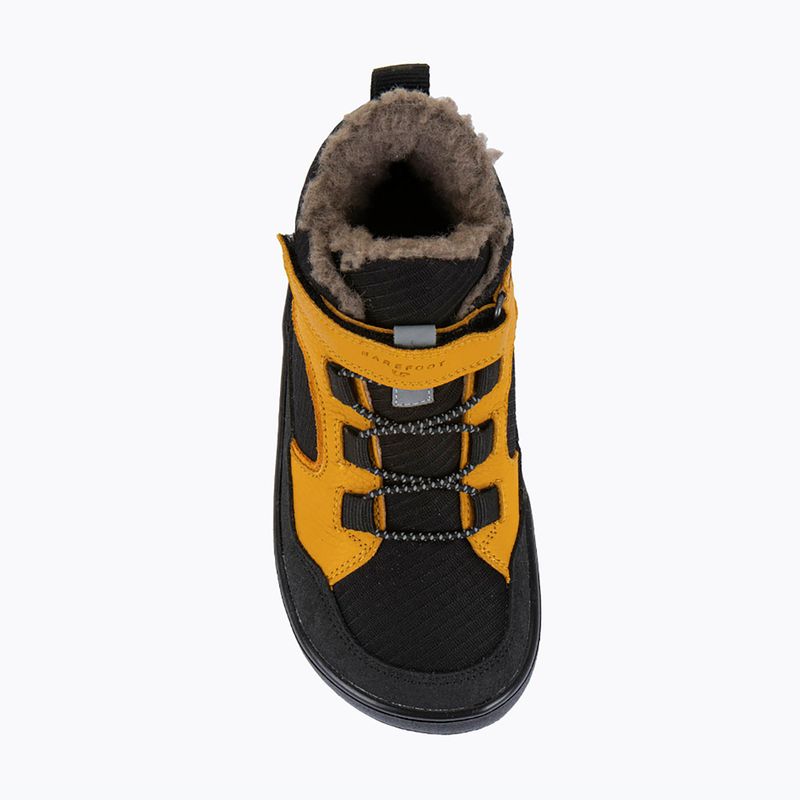 Gyerek barefoot hótaposó Froddo Barefoot Up Path Tex black/yellow 7