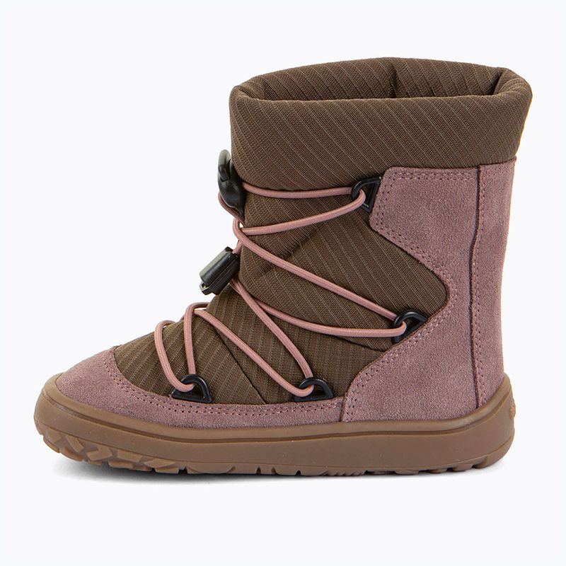 Gyerek barefoot hótaposó Froddo Barefoot Tex Track Wool dark pink 2