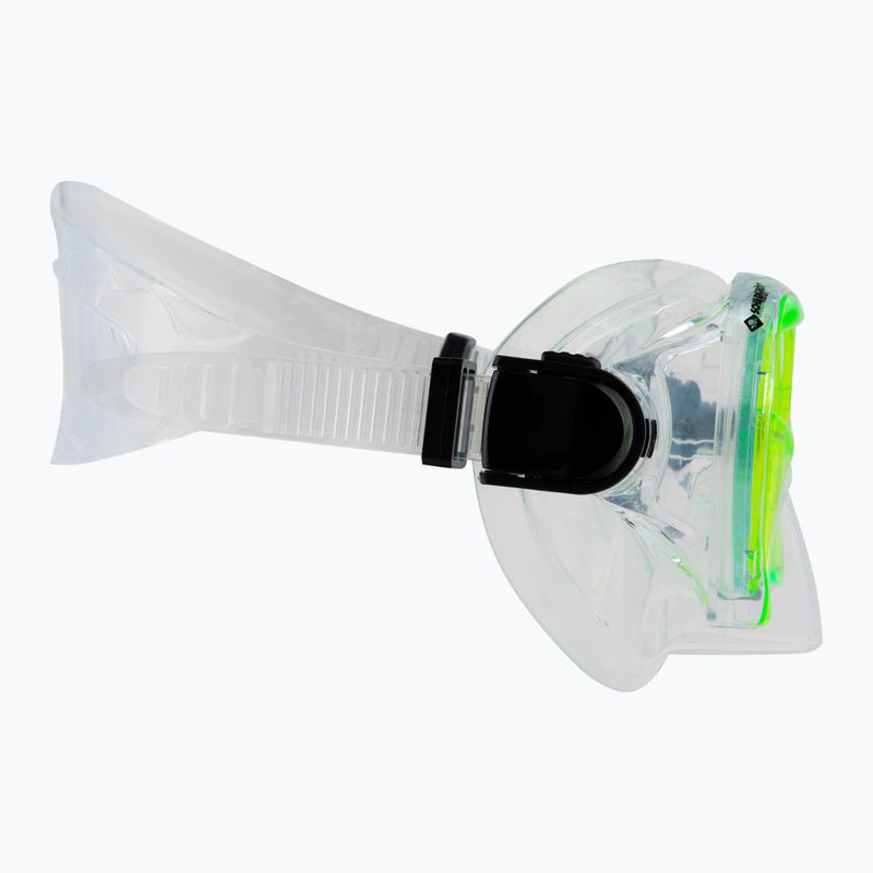 Schildkröt Bermuda zöld gyermek snorkel készlet 940001 7