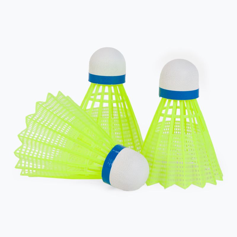 Sunflex tollaslabda darts Hobby 6 db fehér/sárga 53562 3