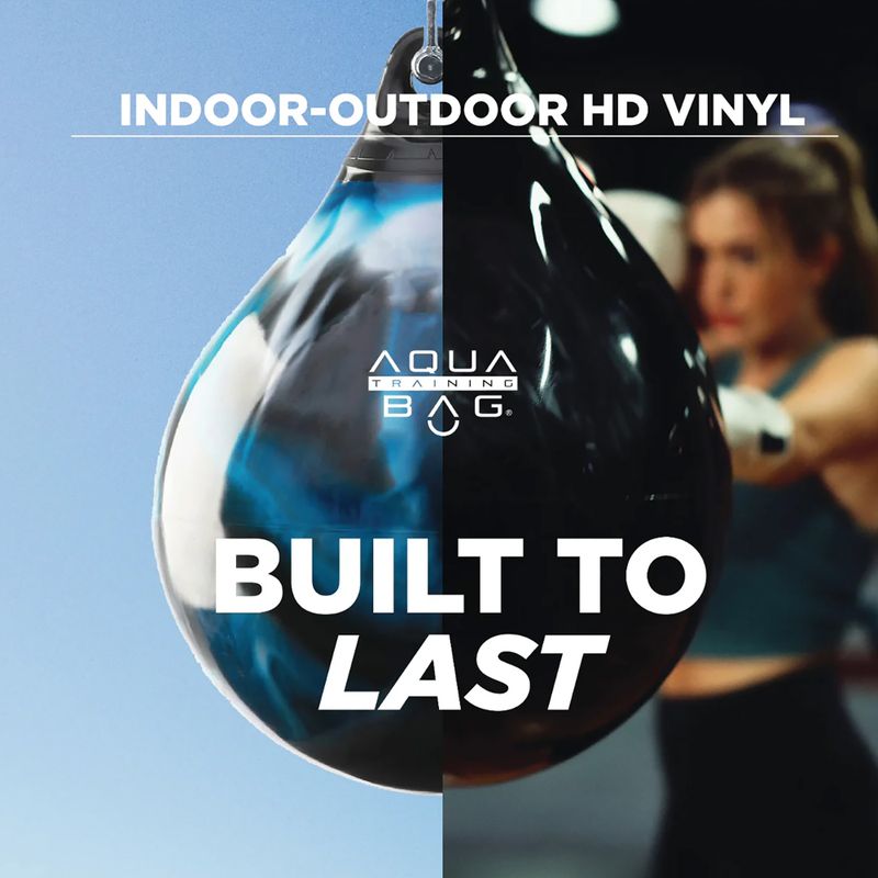 Boxing pear Aqua edzőzsák Energy boxzsák 15" fekete/ezüst 5