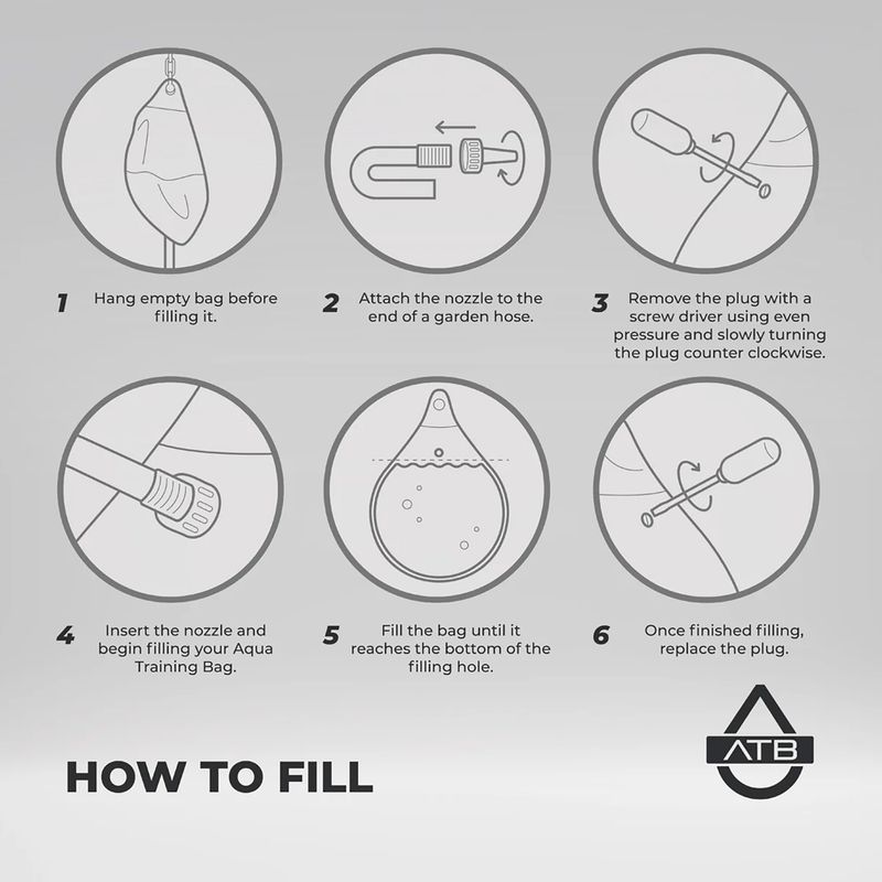 Edzőzsák Aqua Training Bag Bruiser 18" haymaker black 3