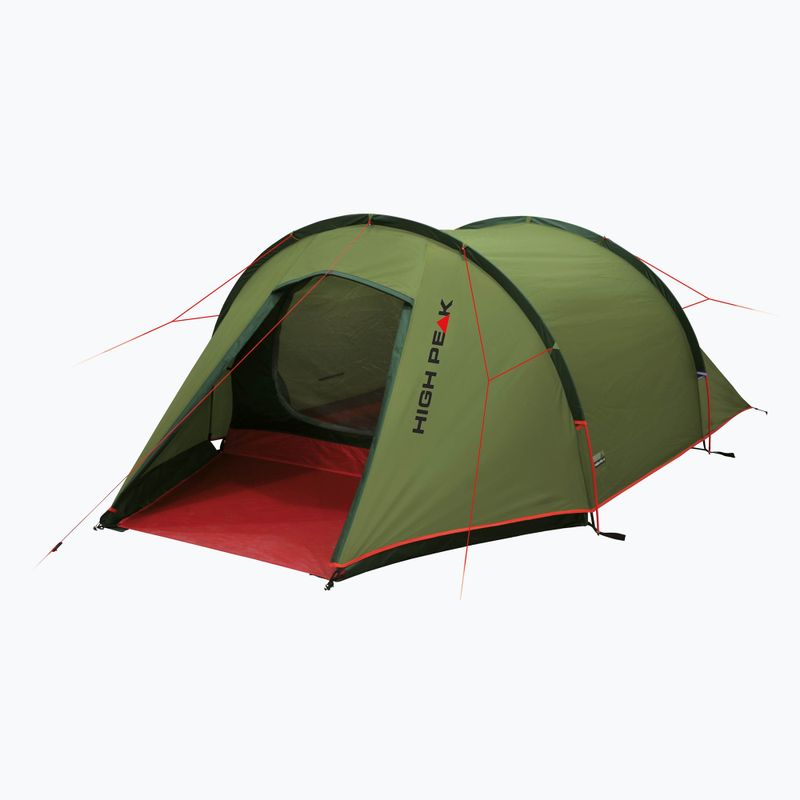 High Peak Kite 3 pesto/piros 3 személyes kemping sátor