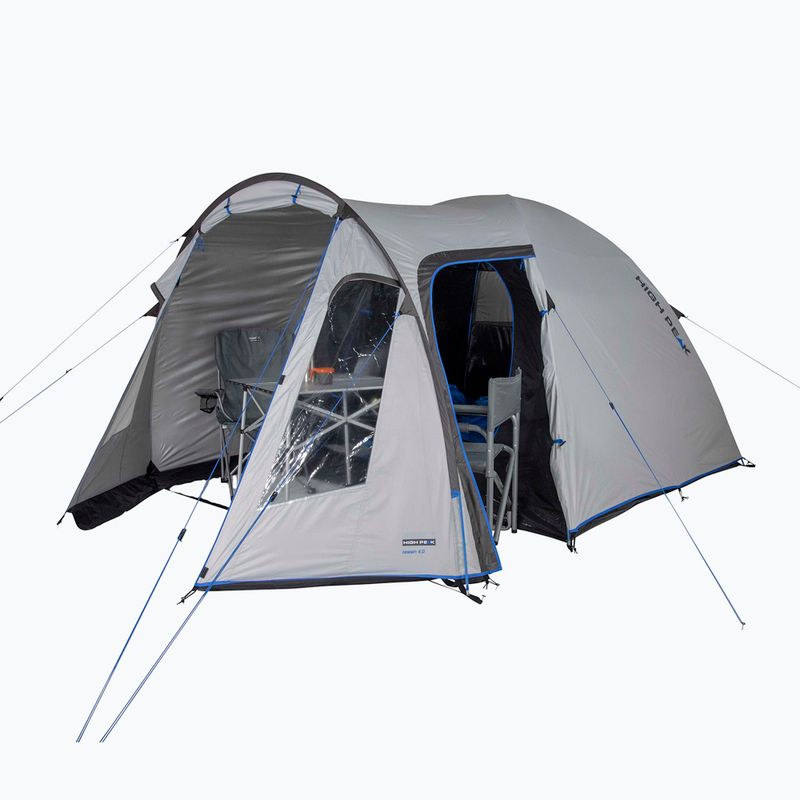 4 személyes kemping sátor High Peak Tessin szürke 10224 5