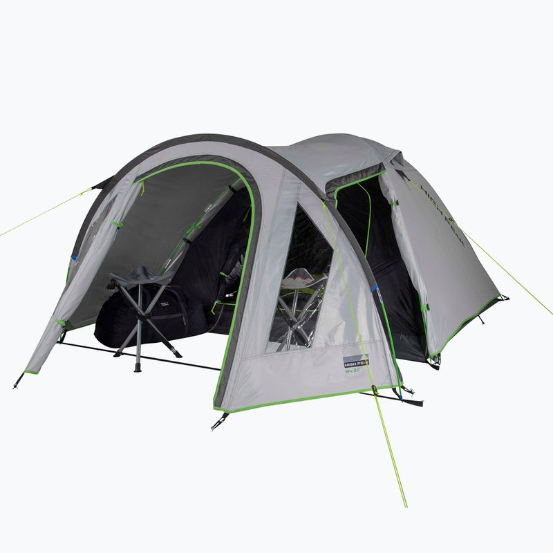 3 személyes kemping sátor High Peak Kira szürke 10370 6