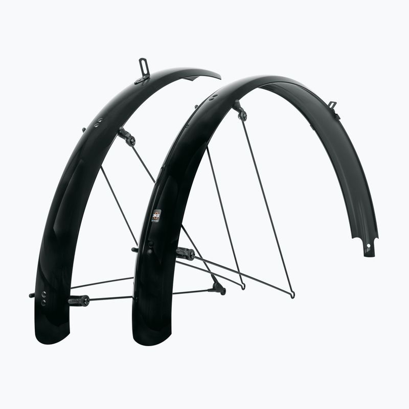 SKS Bluemels Basic szett 28" / 35 mm-es fekete kerékpár sárvédők 2