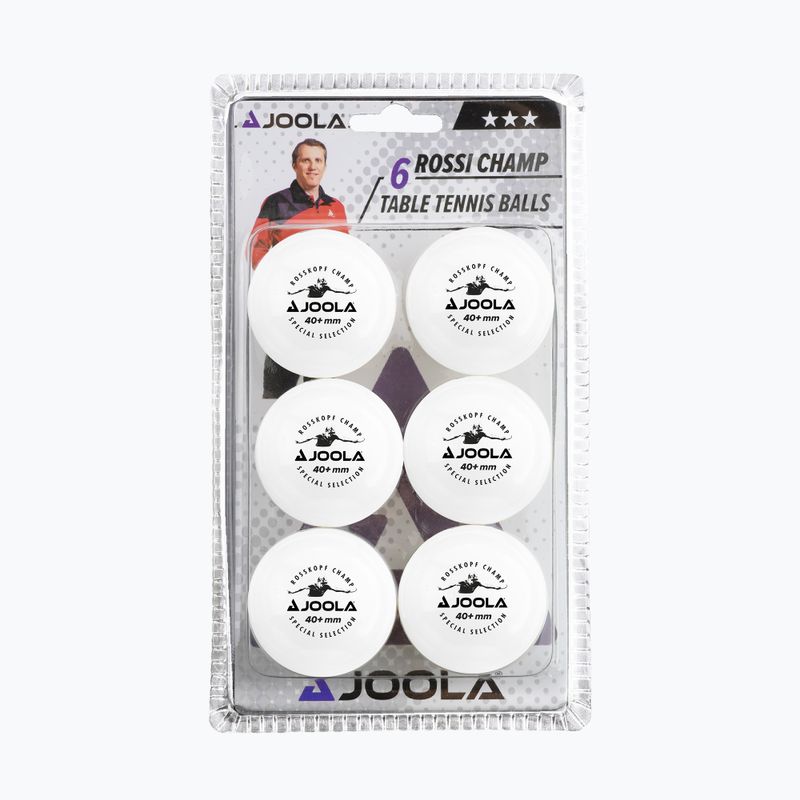 Asztalitenisz labdák JOOLA Rossi Champ 40+ 6 db. white