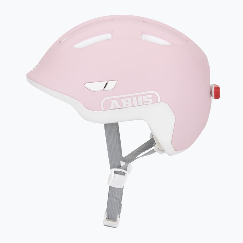 ABUS Smiley 3.0 ACE LED tiszta rózsaszínű gyermek kerékpáros sisak 3