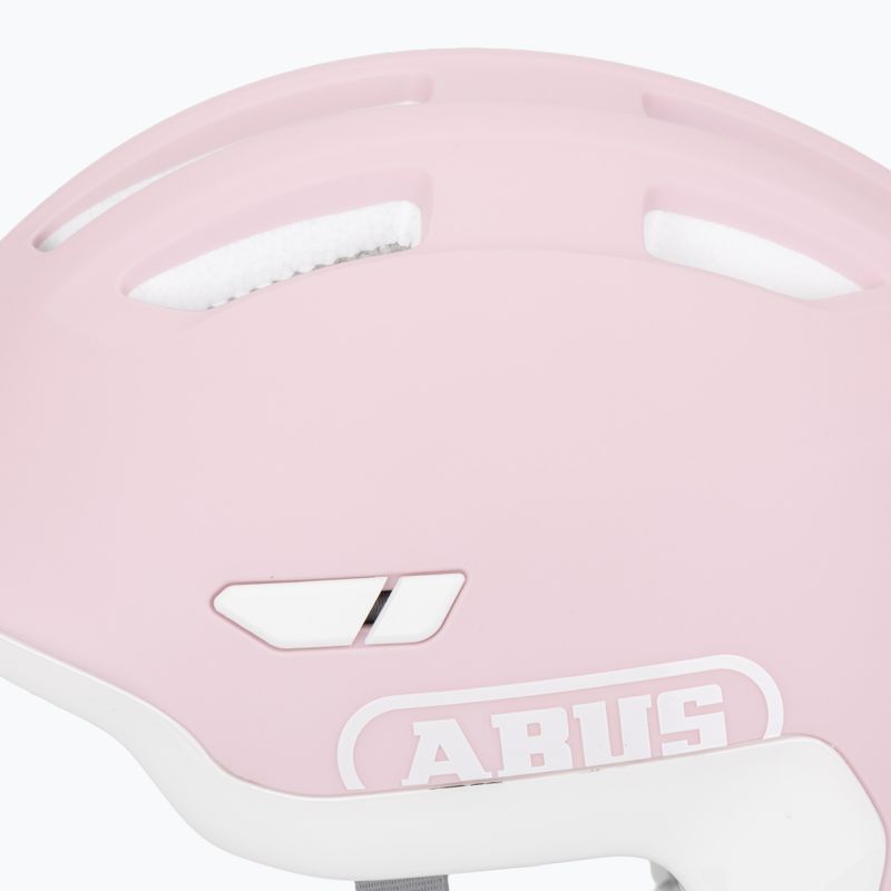 ABUS Smiley 3.0 ACE LED tiszta rózsaszínű gyermek kerékpáros sisak 7
