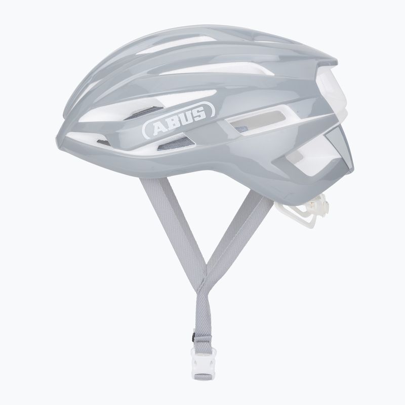 ABUS StormChaser Ace tiszta szürke kerékpáros sisak 3