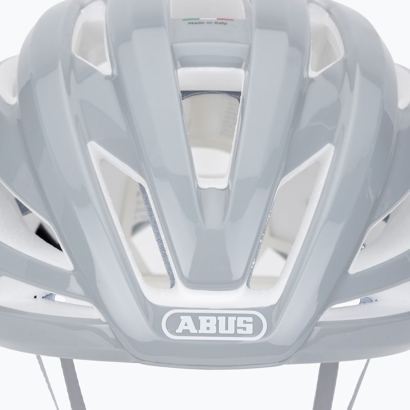 ABUS StormChaser Ace tiszta szürke kerékpáros sisak 7