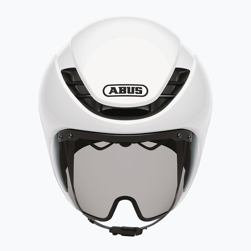 Kerékpáros sisak ABUS Gamechanger TT 1.1 shiny white 4