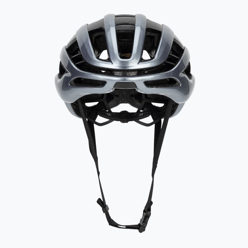 Kerékpáros sisak ABUS Airbreaker 2.0 graphite silver 2
