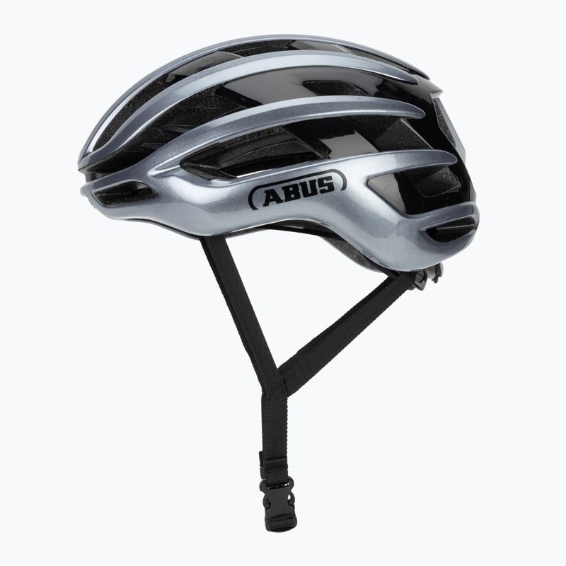 Kerékpáros sisak ABUS Airbreaker 2.0 graphite silver 3