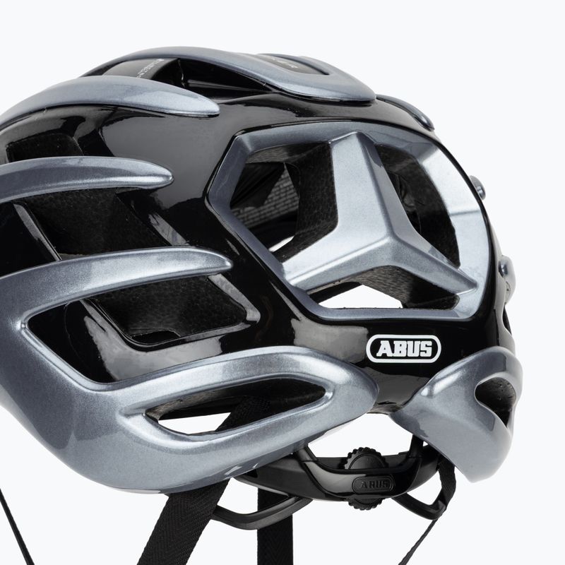 Kerékpáros sisak ABUS Airbreaker 2.0 graphite silver 8