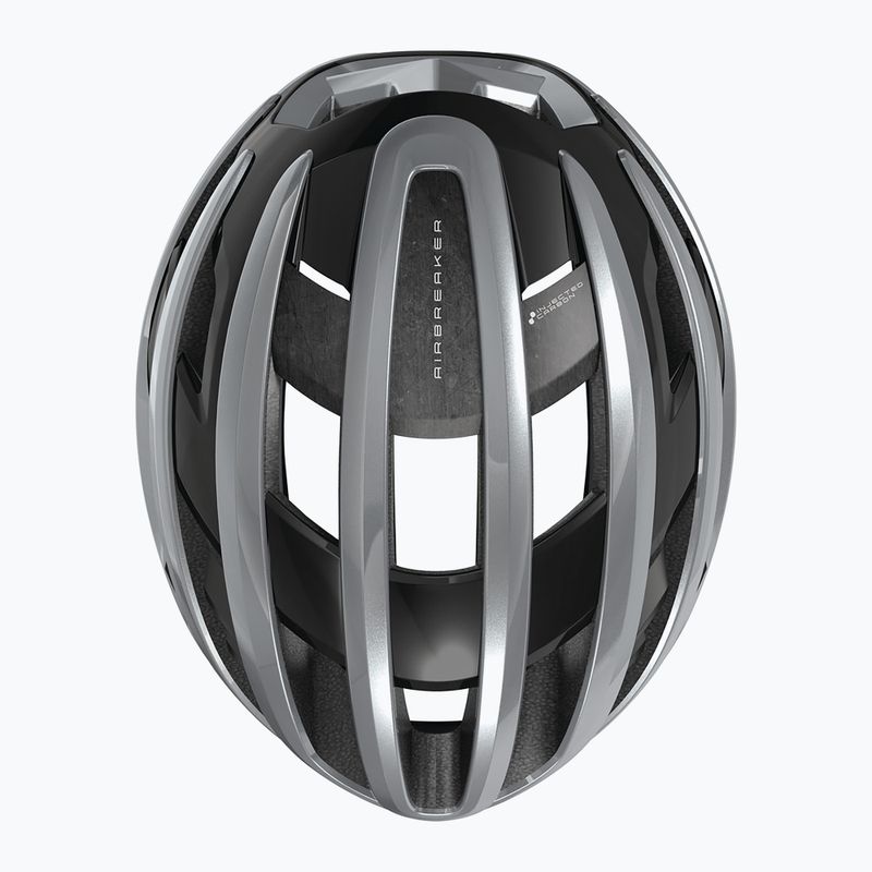 Kerékpáros sisak ABUS Airbreaker 2.0 graphite silver 7