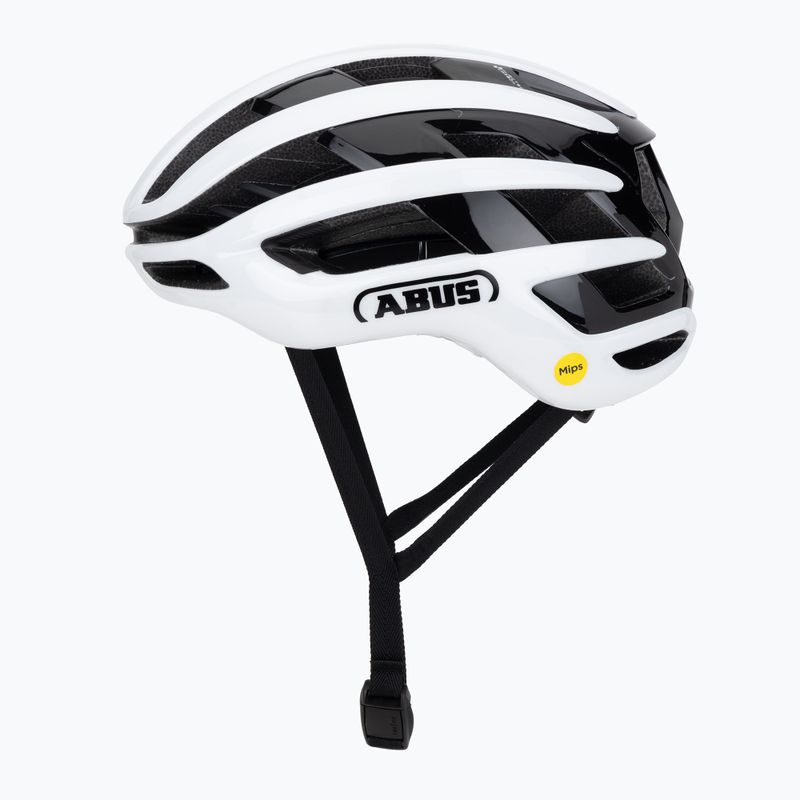 Kerékpáros sisak ABUS Airbreaker 2.0 Mips shiny white 3