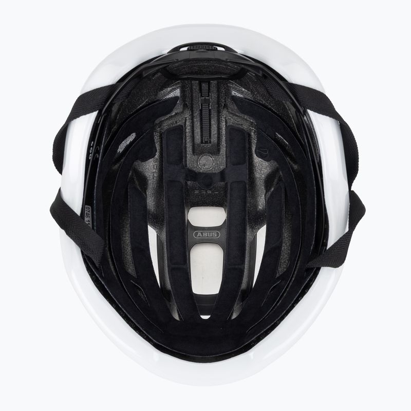 Kerékpáros sisak ABUS Taipan shiny white 5