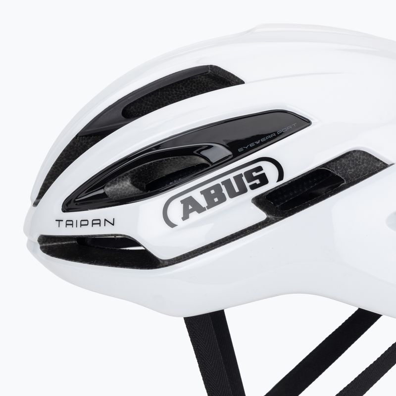 Kerékpáros sisak ABUS Taipan shiny white 7