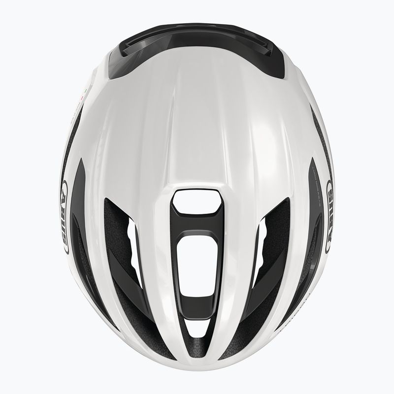 Kerékpáros sisak ABUS Taipan shiny white 6