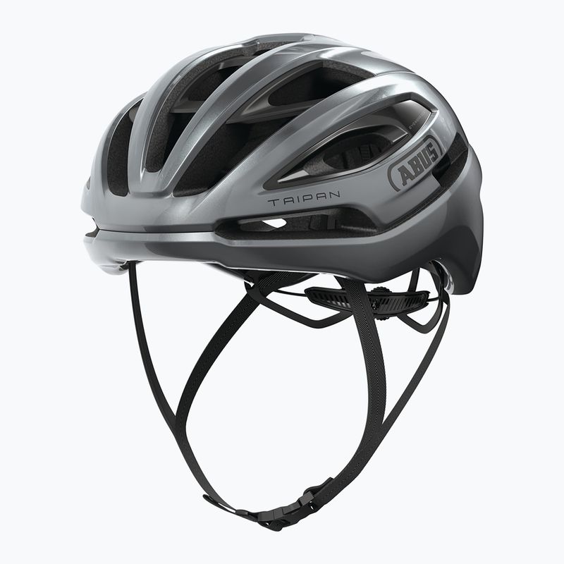 Kerékpáros sisak ABUS Taipan graphite silver