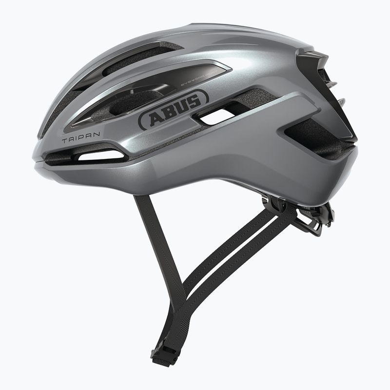 Kerékpáros sisak ABUS Taipan graphite silver 2