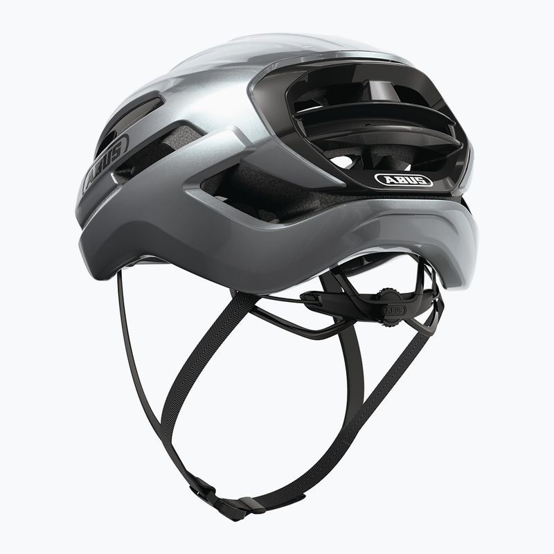 Kerékpáros sisak ABUS Taipan graphite silver 3