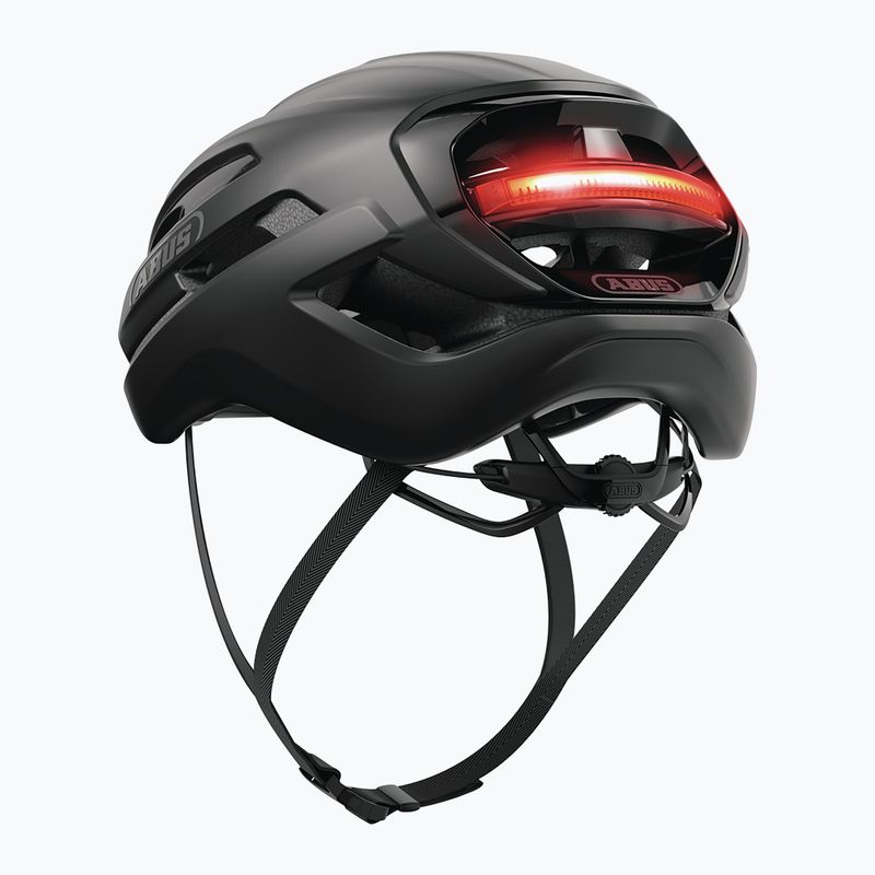 Kerékpáros sisak ABUS Taipan LED velcet black 3