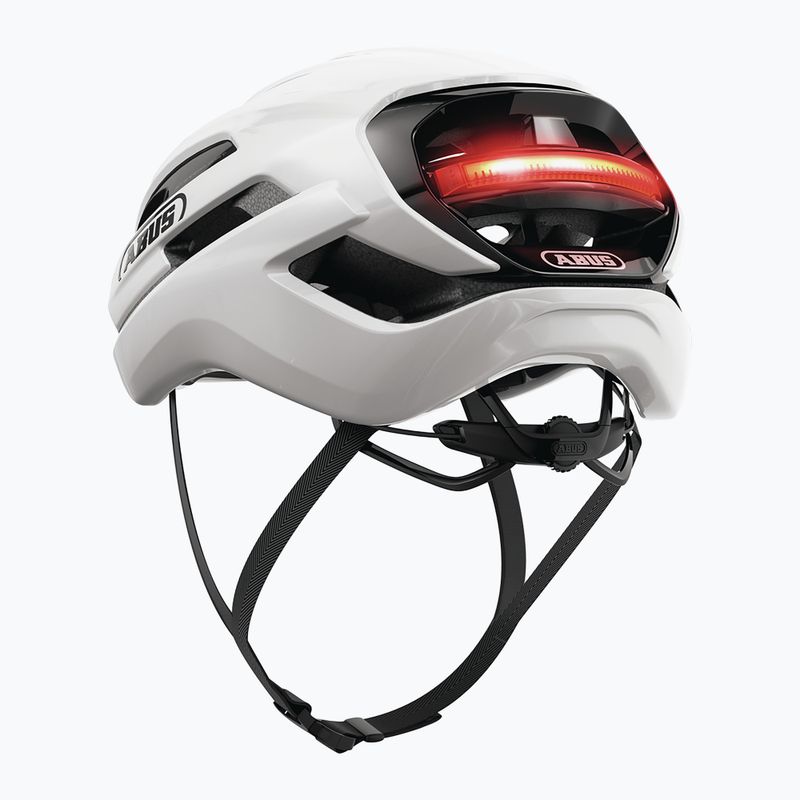 Kerékpáros sisak ABUS Taipan LED shiny white 3