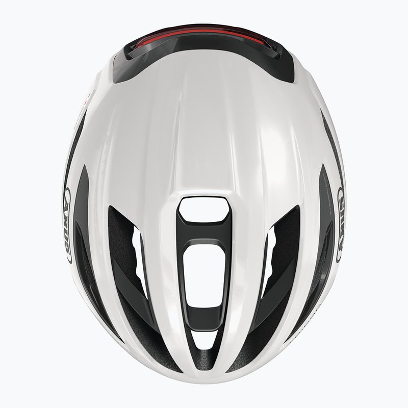 Kerékpáros sisak ABUS Taipan LED shiny white 6