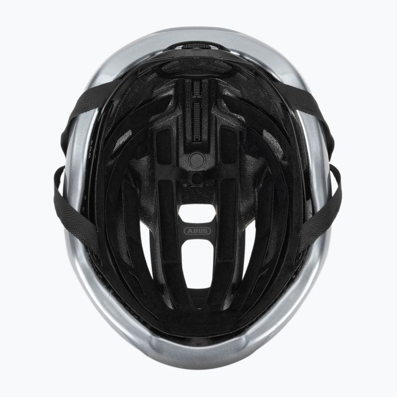 Kerékpáros sisak ABUS Taipan LED graphite silver 5