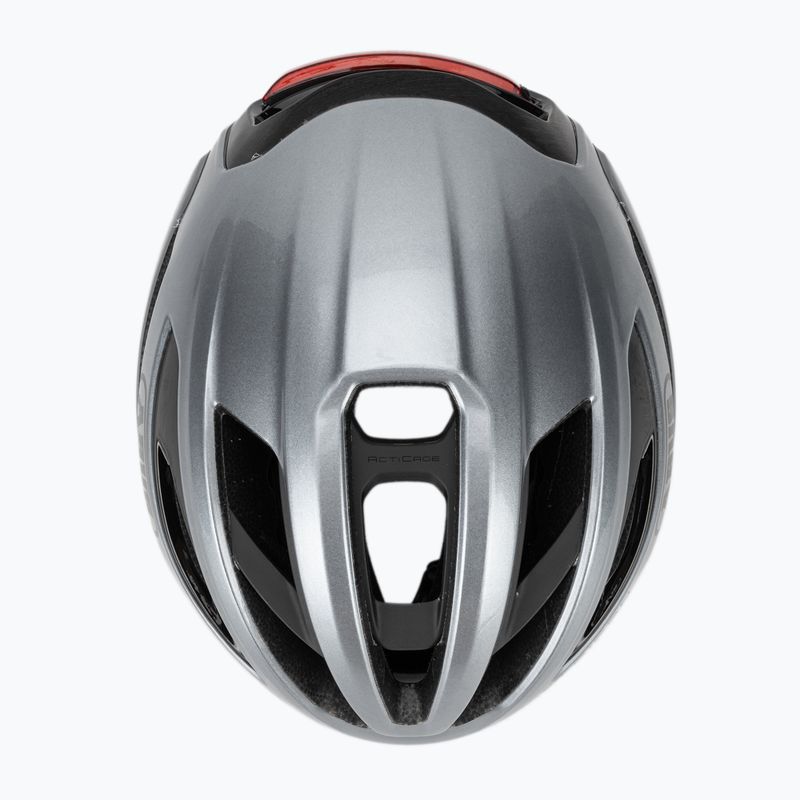 Kerékpáros sisak ABUS Taipan LED graphite silver 6