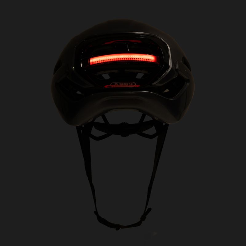 Kerékpáros sisak ABUS Taipan LED graphite silver 9