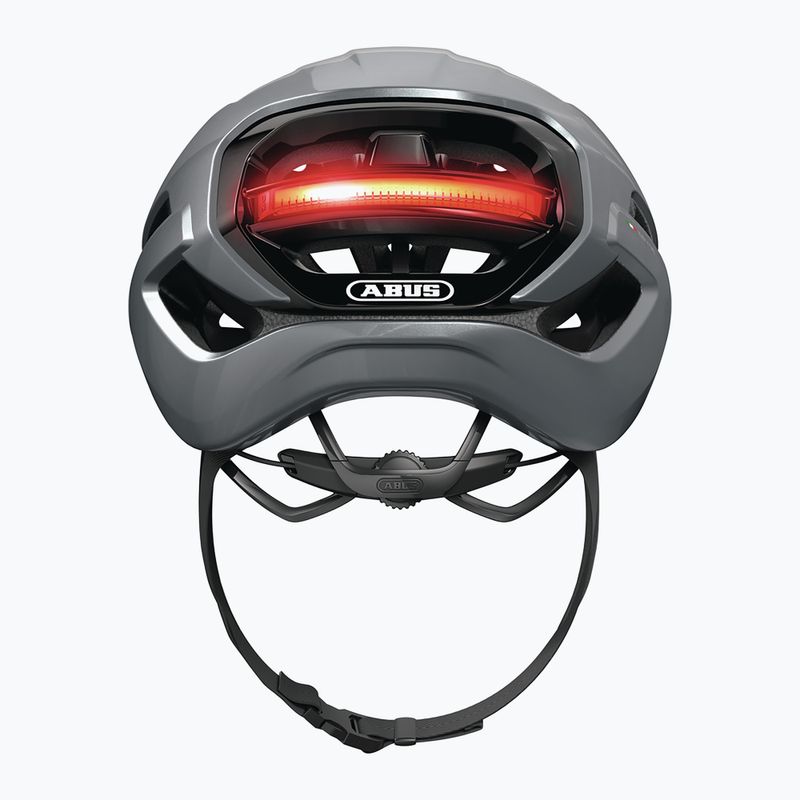 Kerékpáros sisak ABUS Taipan LED graphite silver 14