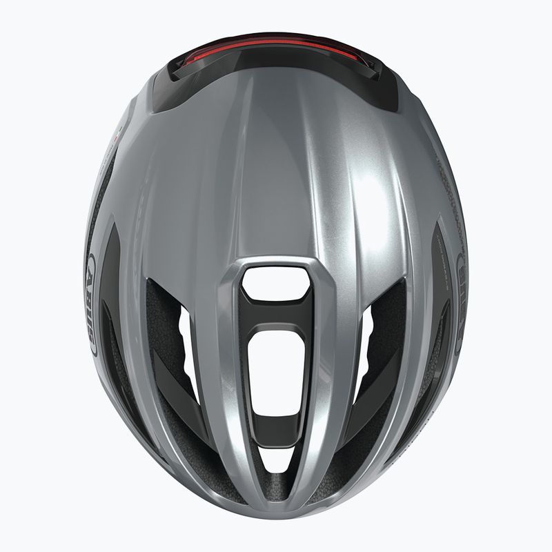 Kerékpáros sisak ABUS Taipan LED graphite silver 15