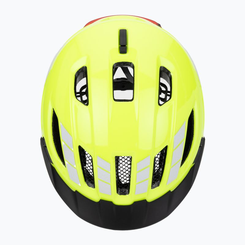 Kerékpáros sisak ABUS Urban-I 4.0 signal yellow 6