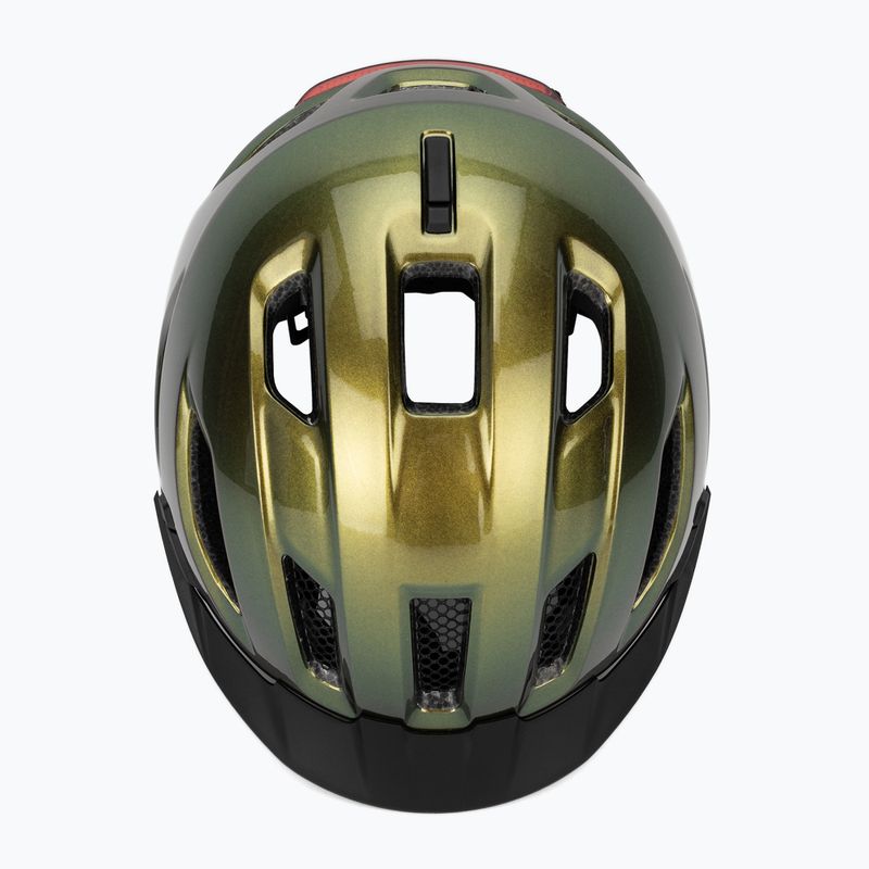 Kerékpáros sisak ABUS Urban-I 4.0 green pepper 6