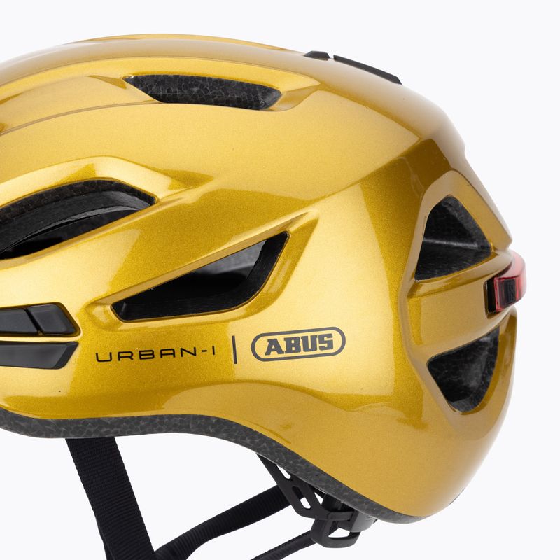 Kerékpáros sisak ABUS Urban-I 4.0 honey yellow 7