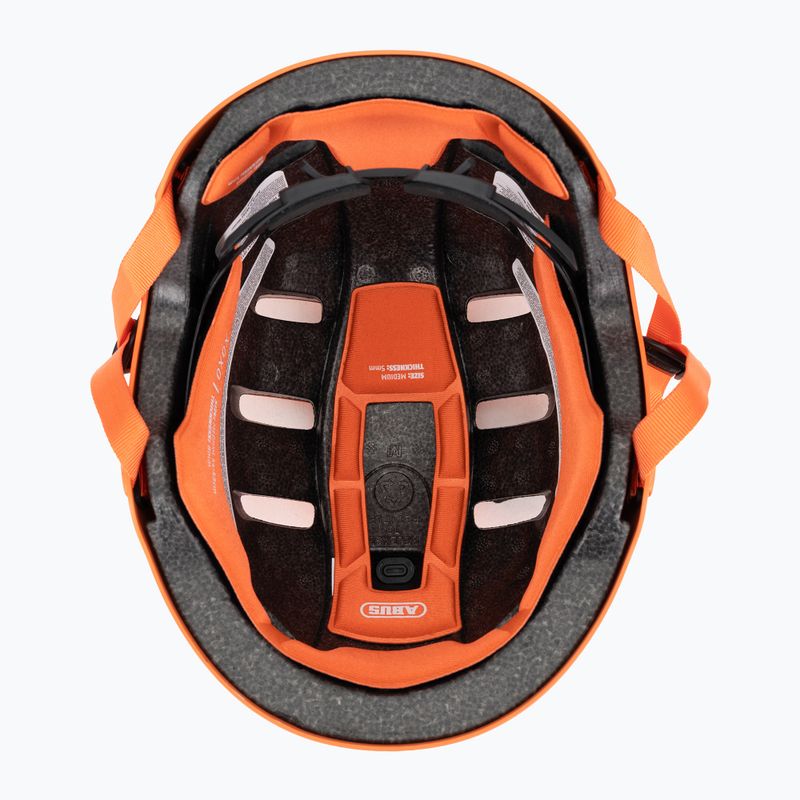 Kerékpáros sisak ABUS Xoxo mono orange 5