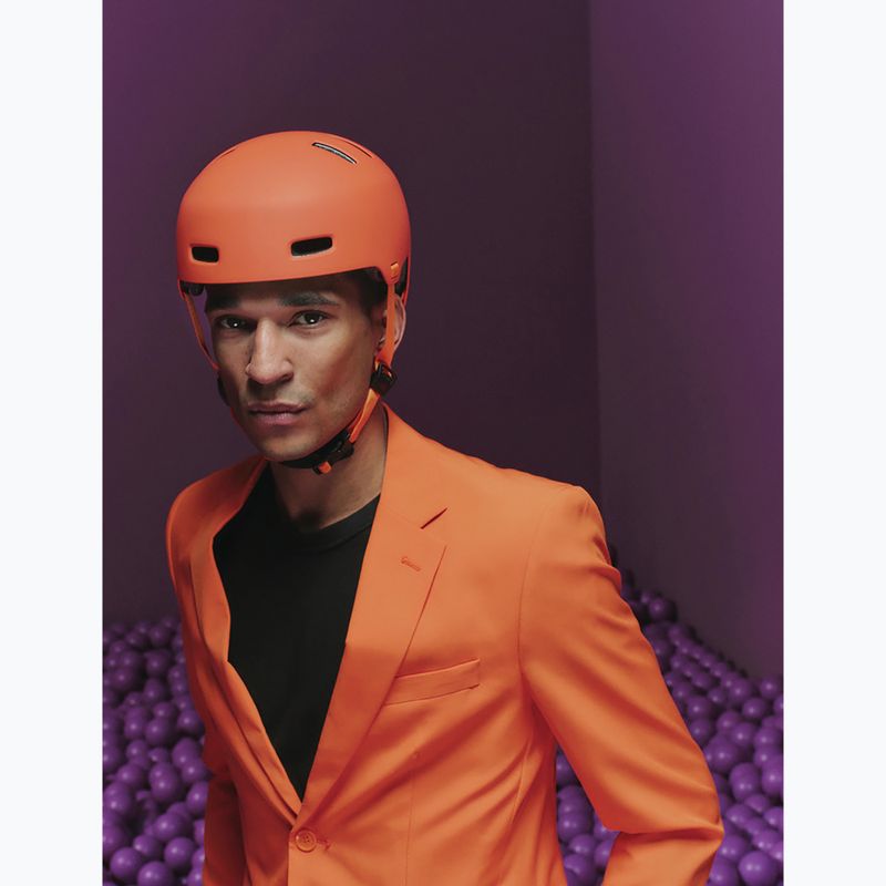 Kerékpáros sisak ABUS Xoxo mono orange 8