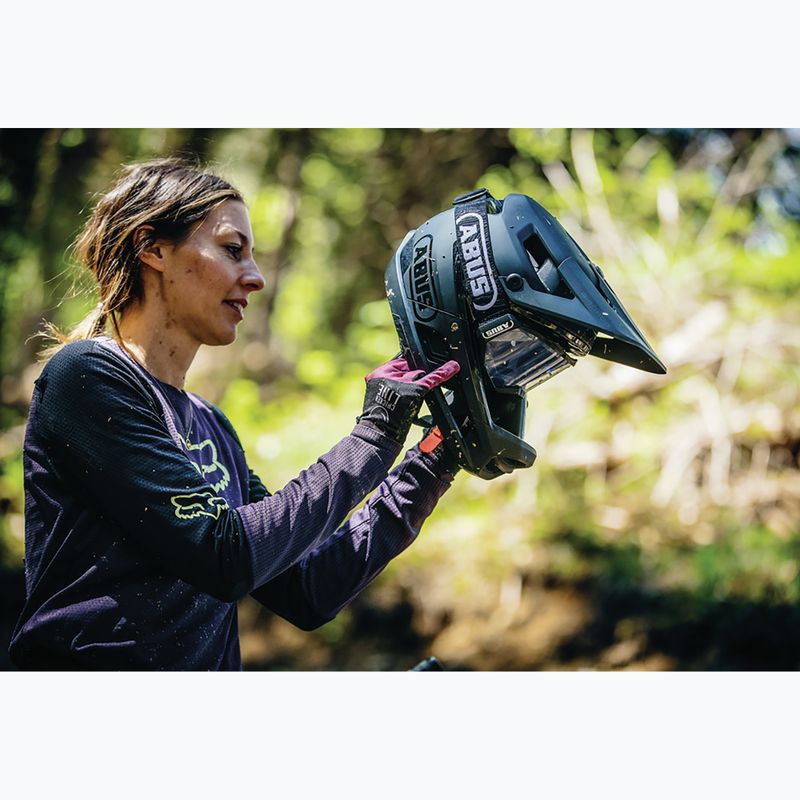 Kerékpáros sisak ABUS MoDrop MIPS velvet black 6