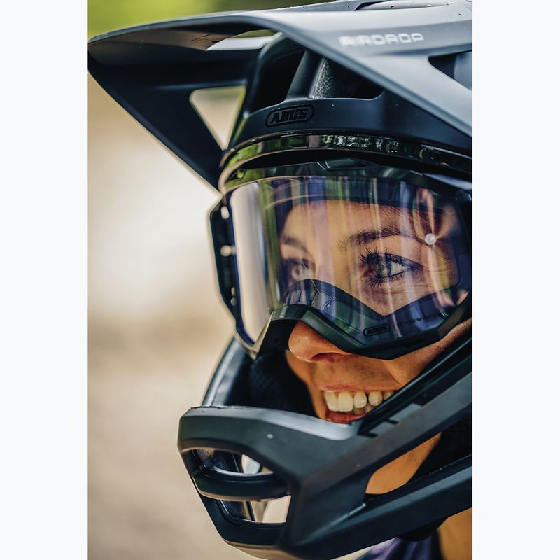 Kerékpáros sisak ABUS MoDrop MIPS velvet black 8