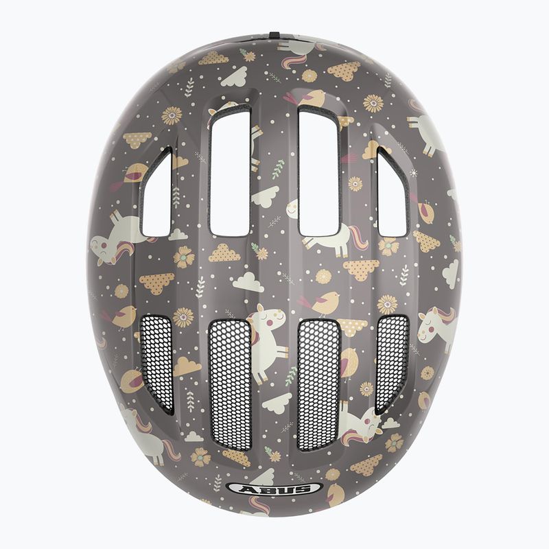 Gyerek kerékpáros sisak ABUS Smiley 3.0 grey horse 4