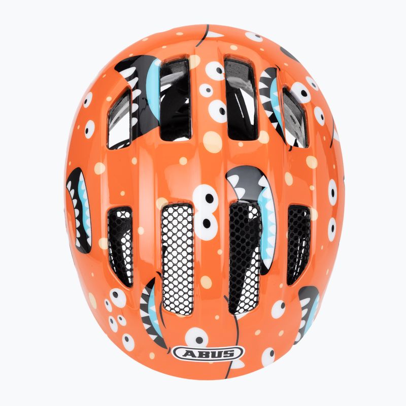 Gyerek kerékpáros sisak ABUS Smiley 3.0 orange monster 6