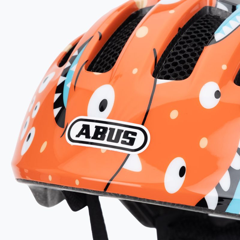 Gyerek kerékpáros sisak ABUS Smiley 3.0 orange monster 7
