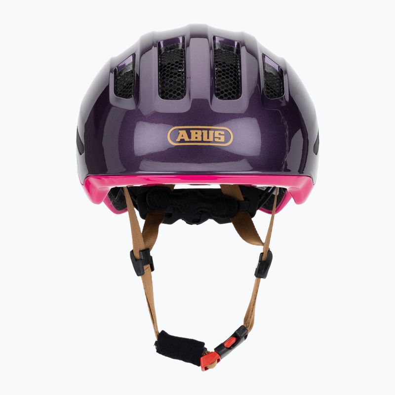 ABUS Gyermek kerékpáros sisak Smiley 3.0 ACE LED királylila 2