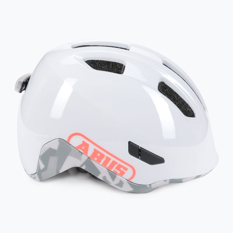 ABUS Gyermek kerékpáros sisak Smiley 3.0 ACE LED fehér 67715 3
