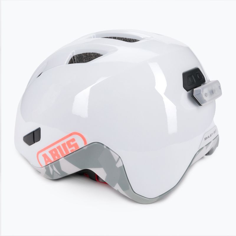 ABUS Gyermek kerékpáros sisak Smiley 3.0 ACE LED fehér 67715 4