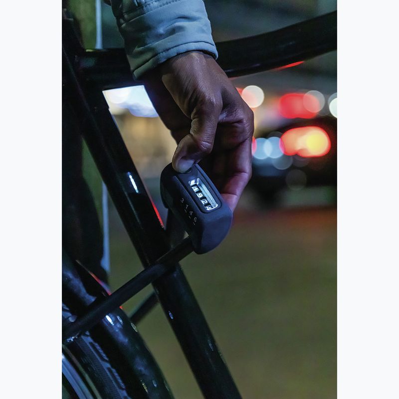 Kerékpárzár ABUS Burgundy Combo 6000C/90 LED SH black 4